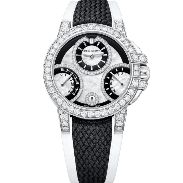 Ocean Biretrograde Black & White Automatic 36mm