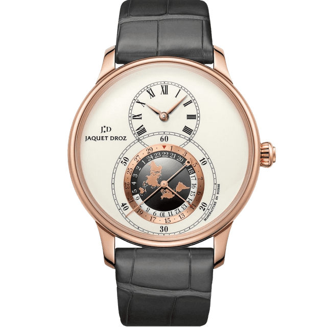 Grande Seconde Dual Time Ivory Enamel