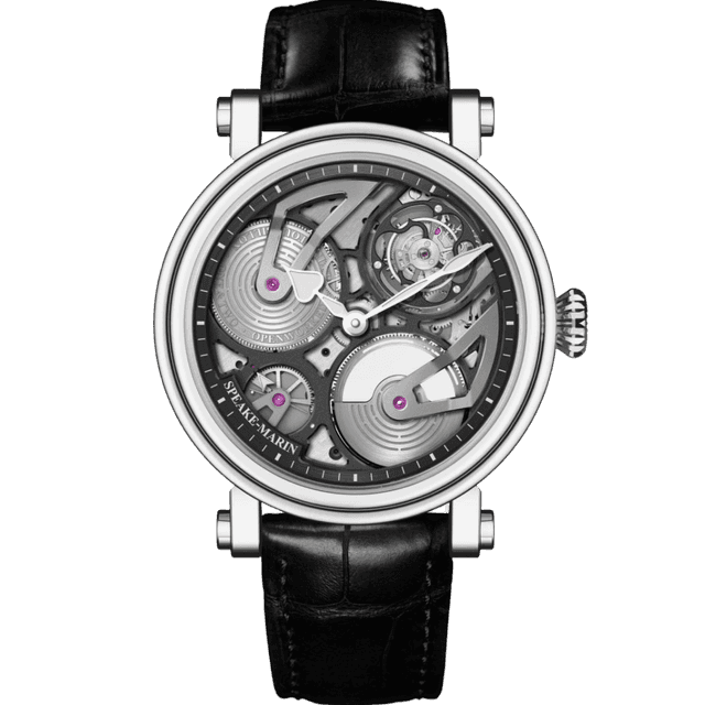 One & Two Openworked Tourbillon