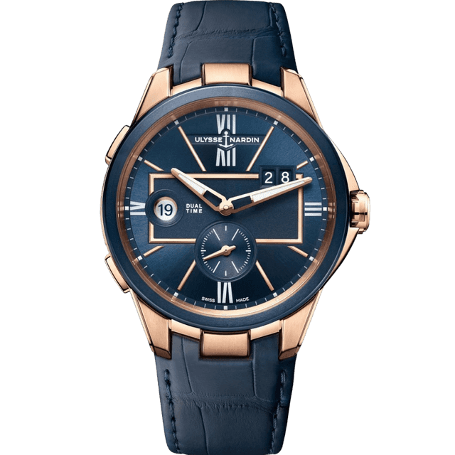 Executive Dual Time Rose Gold