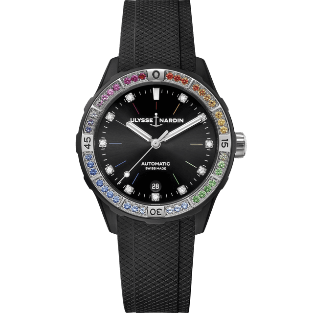 Lady Diver Rainbow Black