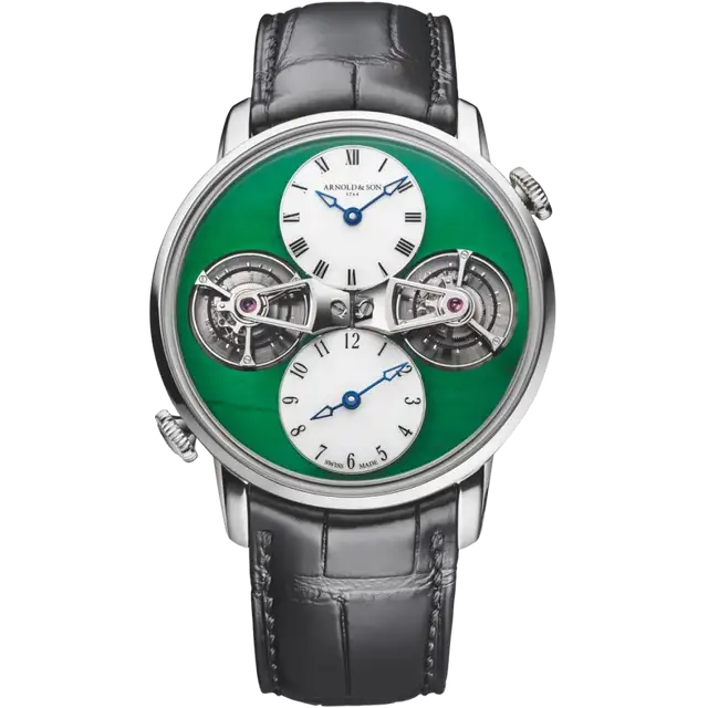 Double Tourbillon Jade White Gold