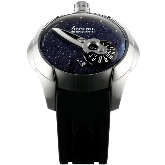 Spaceship Aventurine blue stone dial