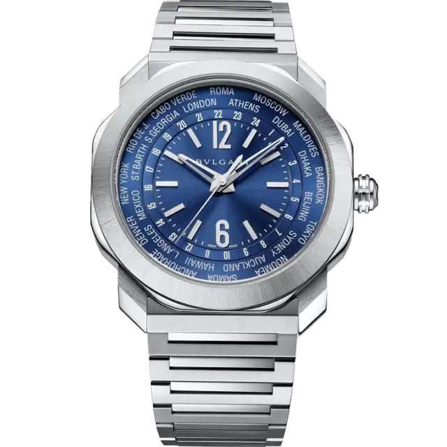 Octo Roma Worldtimer Steel