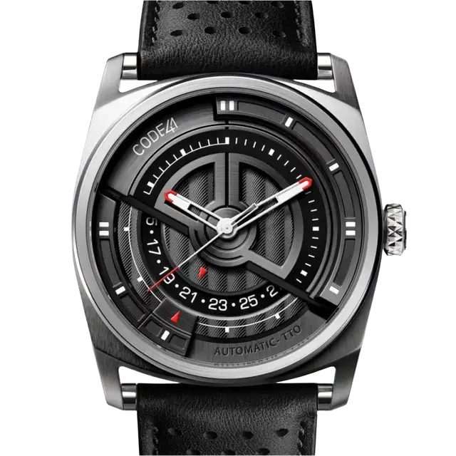 Anomaly Evolution Steel Black Dial