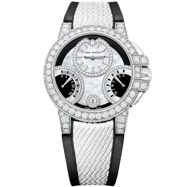 Ocean Biretrograde Black & White Automatic 36mm