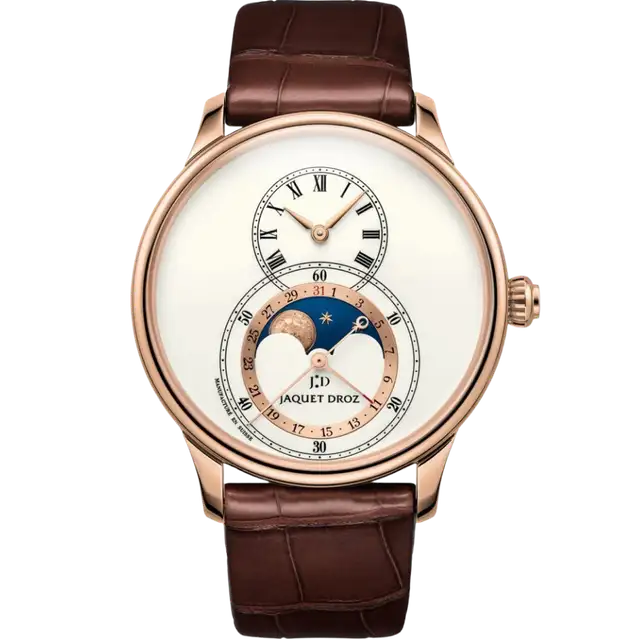 Grande Seconde Moon Ivory Enamel