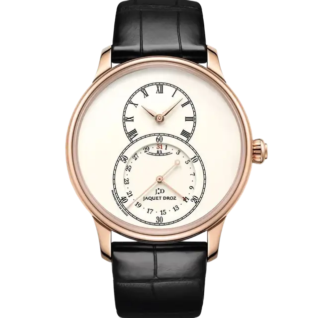 Grande Seconde Quantieme Ivory Enamel