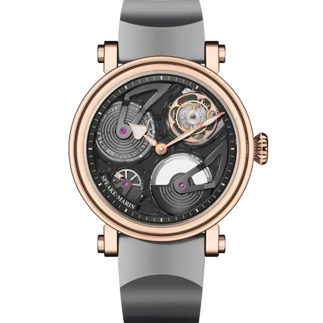 One & Two Openworked Tourbillon V2 Red Gold